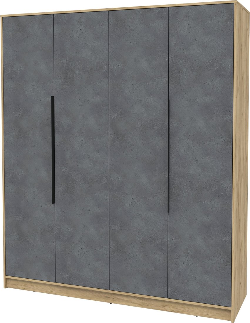 

Шкаф распашной Интерлиния Концепт КТ-Ш4 (бетон портленд/дуб золотой)