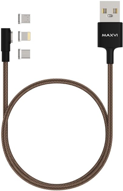 

Кабель Maxvi MCm-09MTL (золотистый)