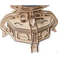 3Д-пазл Eco-Wood-Art Глобус (голубой)