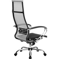 Офисное кресло Metta SK-1-BK Комплект 7, Ch ов/сечен (резиновые ролики, серый)