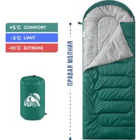 Спальный мешок RSP Outdoors Sleep 350 R (зеленый, 220x75см, молния справа)