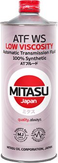 

Трансмиссионное масло Mitasu MJ-325 LOW VISCOSITY ATF WS 100% Synthetic 1л