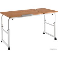 Стол ErgoSmart Overbed Big Desk (дуб натуральный/белый)