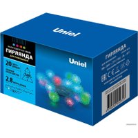 Светодиодная гирлянда Uniel ULD-S0280-020/DTA RGB IP20 BALLS 07921