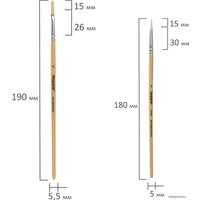 Набор кистей Пифагор 200892 (5 шт)