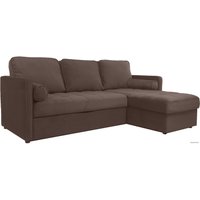 Угловой диван Puffo Ливерпуль Velvet Brown