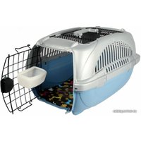 Переноска Ferplast Atlas Deluxe 10 (белый/голубой)