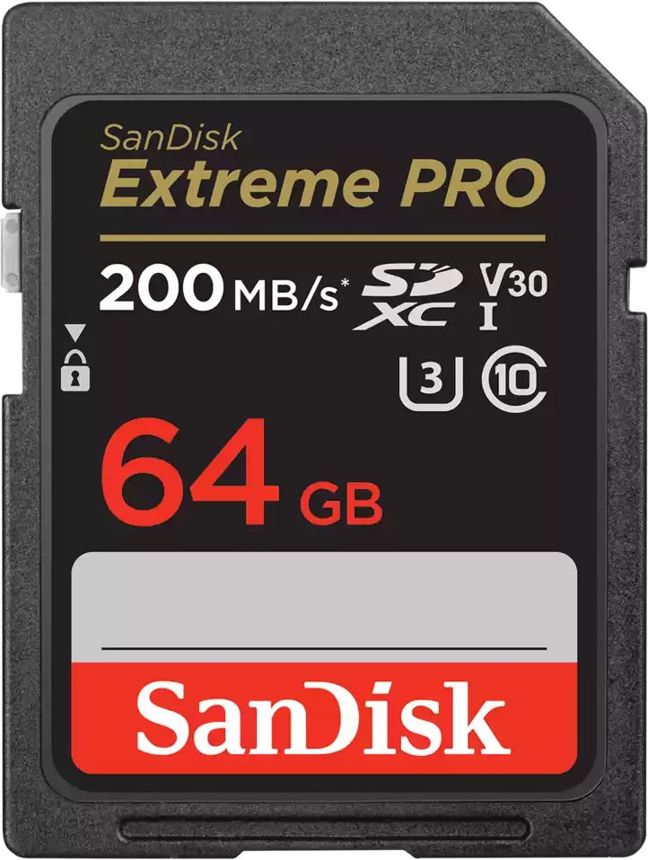 

Карта памяти SanDisk Extreme PRO SDXC SDSDXXU-064G-GN4IN 64GB