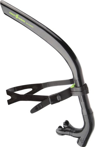 Трубка для плавания Mad Wave Pro Snorkel (черный)