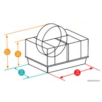 Клетка Ferplast Coney Island (красный) 57003070