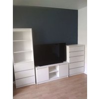 Стеллаж Астрид-Мебель Ницца-4 (Белый)