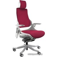 Офисное кресло UNIQUE Wau 2 BL403 (белый/бургунди)