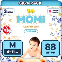Трусики-подгузники Momi Comfort Care Giga М 6-11кг (88шт)