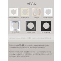 Рамка Elbi Vega 510-014800-228 (черный)