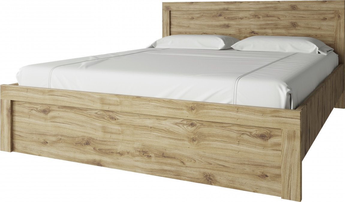 Кровать Anrex Doorset 160 с ПМ (дуб наварра)