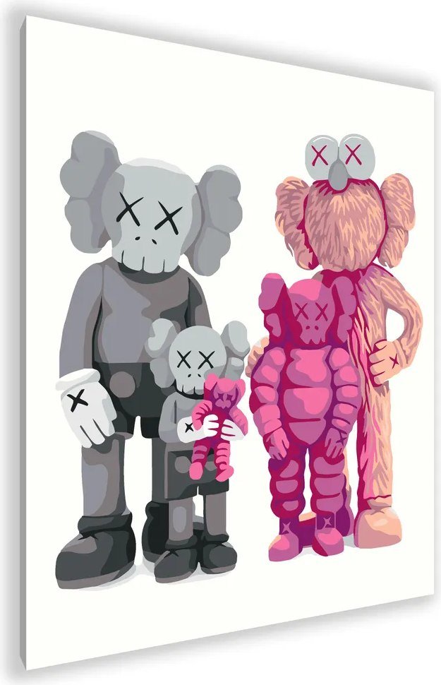 

Картина по номерам PaintLine Kaws Family PL-00209