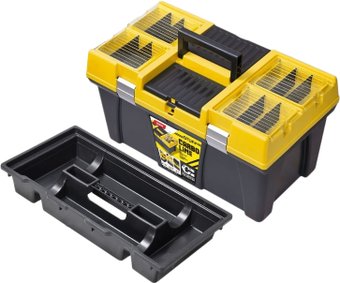 Ящик для инструментов Patrol Group Stuff Semi Profi Carbo 26 (желтый)