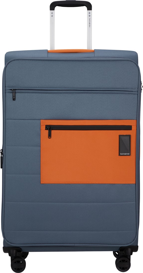 

Чемодан-спиннер Samsonite Vaycay Blueberry Blue/Orange 77 см