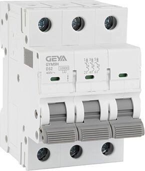 

Выключатель автоматический GEYA GYM9H-3P-32D 3P 32A D 10kA 3M GYM9H3P32D