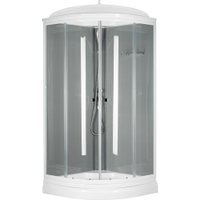 Душевая кабина Saniteco SNT-84 90х90 (серый/прозрачное стекло)