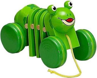 Игрушка-каталка Hongji Toys Лягушка HJD93977A