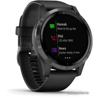 Умные часы Garmin Vivoactive 4 (черный/серый)
