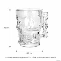 Набор кружек для пива Makkua Beerglass Skull Buddy