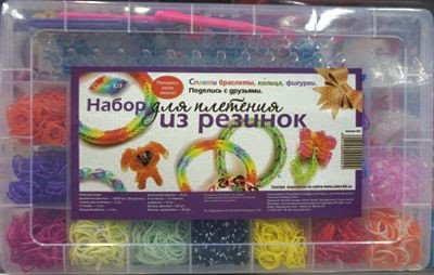 

Набор для рукоделия Color-Kit для плетения из резинок 4000 шт RZ4