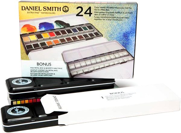 

Акварельные краски Daniel Smith DS285650113 (24 цвета, кюветы)