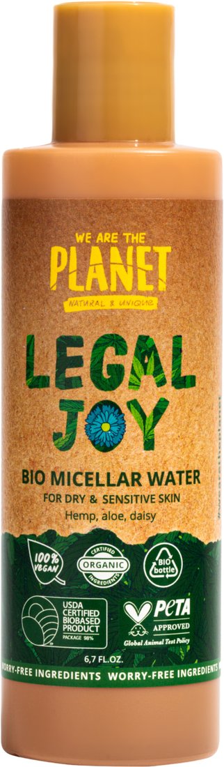 

We Are The Planet Мицеллярная вода Legal Joy Для сухой и чувствительной кожи (200 мл)