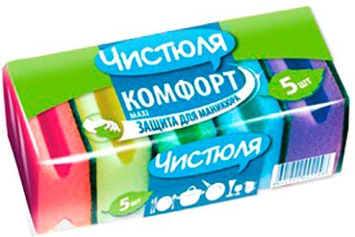 

Губка Чистюля П0303 Комфорт Maxi 4601892002248 (5 шт)