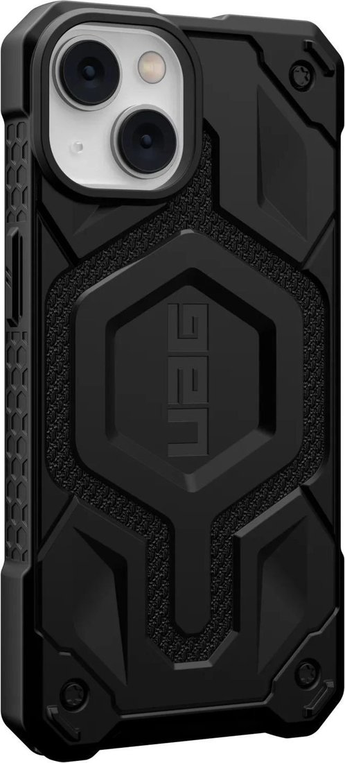 

Чехол для телефона Uag для iPhone 14 Monarch Pro Kevlar for MagSafe Kevlar Black 114028113940