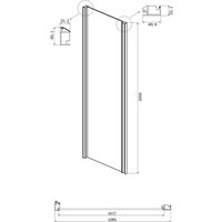 Душевой уголок Ambassador Intense 150x110x200 110022204IBB-110IBB