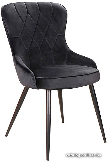 Стул Signal Lotus Velvet (bluvel 19 черный/черный)