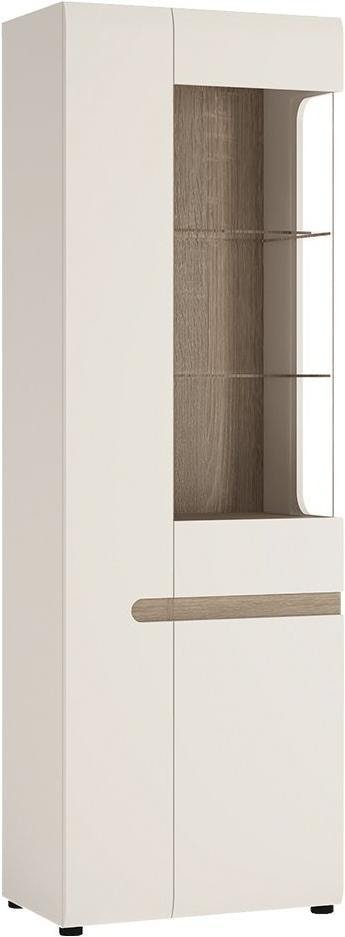 

Книжный шкаф Anrex Linate 3D/TYP 01P Белый/Сонома Трюфель