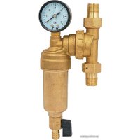 Магистральный фильтр Tim JH-1001W3 самопромывной с манометром 1/2"