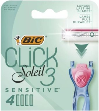 BIC Click Soleil 3 Sensitive (4 шт)