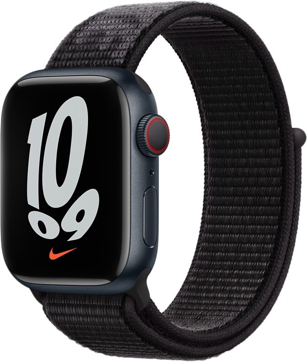 

Ремешок Apple Nike Sport Loop ML2U3 (41 мм, черный, размер R)