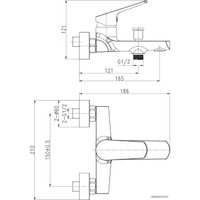 Смеситель Cersanit Flavis 63035