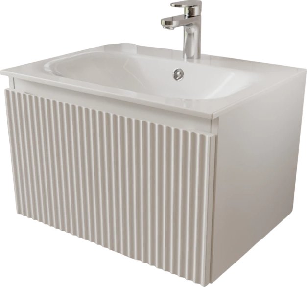 TERMINUS Тумба с умывальником Сицилия 60x38x45 с 1 ящиком SIC10601900301O (белый)
