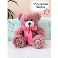 Классическая игрушка Sun&Rain Медведь Тед 30см (пудра)