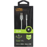 Кабель CACTUS USB Type-C - microUSB CS-USB.A.USB.MIICRO-1 (1 м, белый)