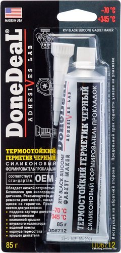 DoneDeal Термостойкий герметик DD6712 85г