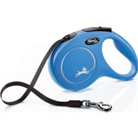Поводок-рулетка Flexi New Classic M лента 5 м (синий)