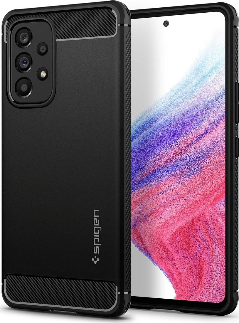 

Чехол для телефона Spigen Rugged Armor для Galaxy A53 5G ACS04159 (черный)