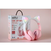Наушники Miru Cat EP-W10 (розовый) + Defender Enjoy S600