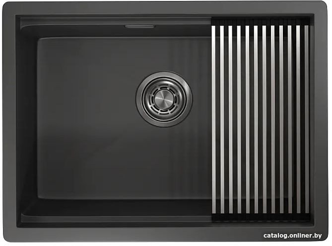 Кухонная мойка Granula KS-6045U (черный матовый)