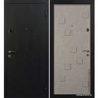 Металлическая дверь Стальная Линия Метро-М для квартиры 80 (серая лазурь)