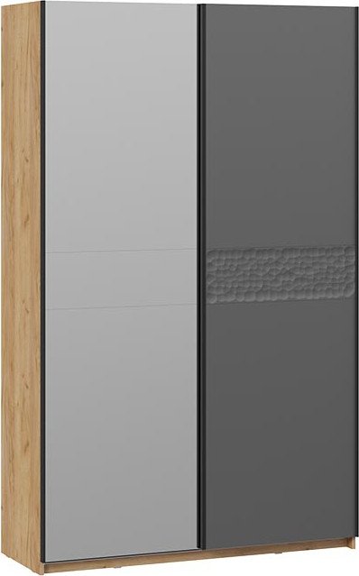 

Шкаф-купе Трия Оскар Скания Т2 1400 268660 (ручка черная/дуб крафт золотой/серый графит/графит матовый)