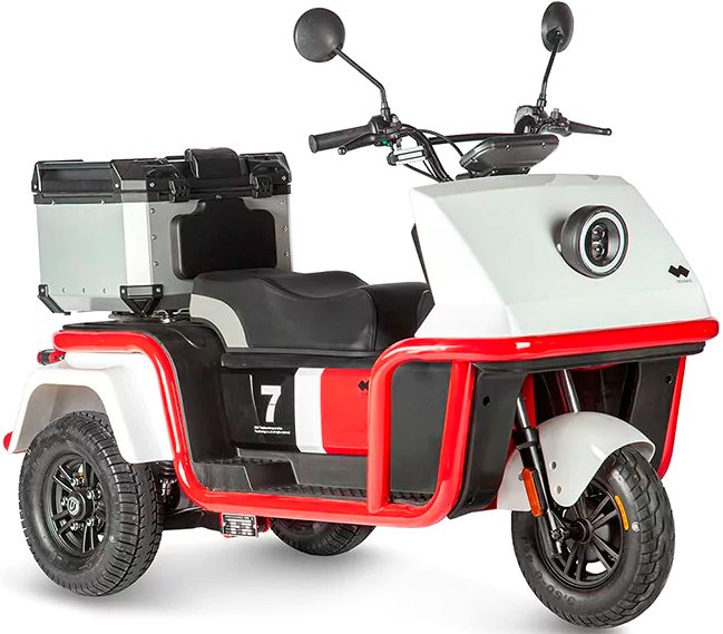 

Электроскутер Gelbert Wanshida DOUHAO 60V 800W (белый)